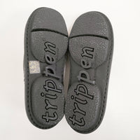 trippen 未使用品 rainbow サイズ37 定価57200円 レザー スリッポン シューズ・靴 ブラック レディース トリッペン【中古】5-1011G♪
