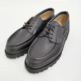Paraboot 未使用品 CHIMEY シメイ JANNU ジャンヌソール UK7 フランス製 200817 デッキシューズ ブラック レディース パラブーツ【中古】5-1011G♪