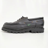 Paraboot 未使用品 CHIMEY シメイ JANNU ジャンヌソール UK7 フランス製 200817 デッキシューズ ブラック レディース パラブーツ【中古】5-1011G♪