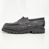 Paraboot 未使用品 CHIMEY シメイ JANNU ジャンヌソール UK7 フランス製 200817 デッキシューズ ブラック レディース パラブーツ【中古】5-1011G♪