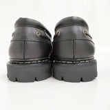 Paraboot 未使用品 CHIMEY シメイ JANNU ジャンヌソール UK7 フランス製 200817 デッキシューズ ブラック レディース パラブーツ【中古】5-1011G♪