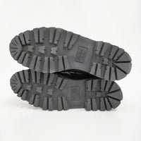 Paraboot 未使用品 CHIMEY シメイ JANNU ジャンヌソール UK7 フランス製 200817 デッキシューズ ブラック レディース パラブーツ【中古】5-1011G♪
