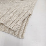 evam eva リニューウールタートルネックニットプルオーバー ハイネック 定価27500円 セーター アイボリー レディース エヴァムエヴァ【中古】5-1115T♪