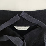 ARTS&SCIENCE ウール サルエルパンツ サイズ1 0203-L3100-3047 サルエルパンツ 20AW ネイビー レディース アーツ&サイエンス【中古】5-1115T♪