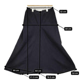 ARTS&SCIENCE ウール サルエルパンツ サイズ1 0203-L3100-3047 サルエルパンツ 20AW ネイビー レディース アーツ&サイエンス【中古】5-1115T♪