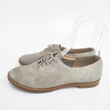 ARTS&SCIENCE Flat shoes 2 レザー レースアップシューズ 23.5cm シューズ・靴 ベージュ レディース アーツ&サイエンス【中古】5-1112G◎