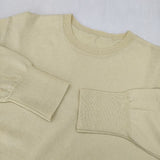 KURASHI&Trips コットン混のベーシックニット セーター ニット イエロー レディース クラシアンドトリップス/北欧、暮らしの道具店【中古】6-0117M∞