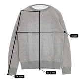 TOUS LES JOURS ボタニカル リバティ 切替 トレーナー スウェット グレー マルチ レディース トゥレジュール【中古】6-0117M∞