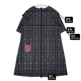 marimekko ハッピードレス 52631-37264 ワンピース ブラック グレー レディース マリメッコ【中古】6-0605S∞