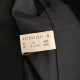 JURGEN LEHL J0134FJ511 ウール テーラードジャケット ブラック レディース ヨーガンレール【中古】5-1121T♪