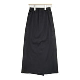 JURGEN LEHL J0143US211 ウールシルク ロングスカート ブラック レディース ヨーガンレール【中古】5-1119T∞