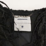 MIHARA YASUHIRO 七分袖 ベルト付き ガウン コート ブラック レディース ミハラヤスヒロ【中古】5-1128T♪