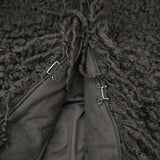 MIHARA YASUHIRO 七分袖 ベルト付き ガウン コート ブラック レディース ミハラヤスヒロ【中古】5-1128T♪