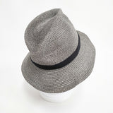 p cnp パークニック ペーパー 帽子 ハット グレー ブラック レディース【中古】6-0216S◎