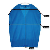 BARNYARDSTORM ゴールドボタン Vネック ニットジレ ベスト ブルー レディース バンヤードストーム【中古】5-1119M∞