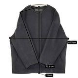 JOURNAL STANDARD スーパー140ビーバーノーカラーショートコート 定価31900円 23AW ブラック レディース ジャーナルスタンダード【中古】5-1022T♪