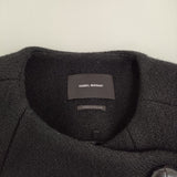 ISABEL MARANT IBRIDGEA COAT MA1076-21H011 サイズ34 コート ブラック レディース イザベルマラン【中古】5-1022T♪