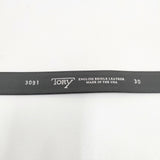 TORY LEATHER レザーウェスタンベルト 定価19800円 サイズ30 革 USA製 ブライドルレザー ベルト ブラック レディース トリーレザー【中古】5-1112G◎