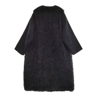 HYKE HYKE FAUX SHEARLING COAT 232-17425 サイズ1 定価93500円 コート 23AW ブラック レディース ハイク【中古】5-1011A♪