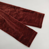 Steven Alan VELOUR LONG SLEEVE PULLOVER ベロア カットソー ワインレッド レディース スティーブンアラン【中古】5-1119T∞