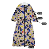 mina perhonen ta8863 marguerite 38 ウール ワンピース ピンクベージュ マルチカラー レディース ミナペルホネン【中古】5-1119T∞