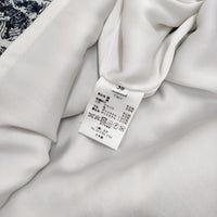 mina perhonen 未使用 flair 刺繍 サイズ38 定価99000円 aba3008 ワンピース 23AW ホワイト ブラック レディース ミナペルホネン【中古】5-1011M♪