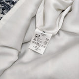mina perhonen 未使用 flair 刺繍 サイズ38 定価99000円 aba3008 ワンピース 23AW ホワイト ブラック レディース ミナペルホネン【中古】5-1011M♪