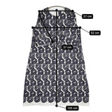 mina perhonen 未使用 flair 刺繍 サイズ38 定価99000円 aba3008 ワンピース 23AW ホワイト ブラック レディース ミナペルホネン【中古】5-1011M♪