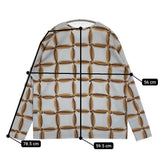 mina perhonen solmio ads8971 38 定価26400円 長袖Ｔシャツ カットソー 25SS ライトブルー ブラウン レディース ミナペルホネン【中古】5-1011M♪