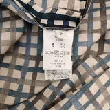 mina perhonen minamo シルクウール 定価81400円 サイズF ワンピース 19AW ネイビー ホワイト ブラック レディース ミナペルホネン【中古】5-1204M∞