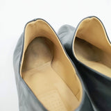 mina perhonen tikki カーフレザー 24.5cm 定価66000円 パンプス ブラック レディース ミナペルホネン【中古】5-1112G◎