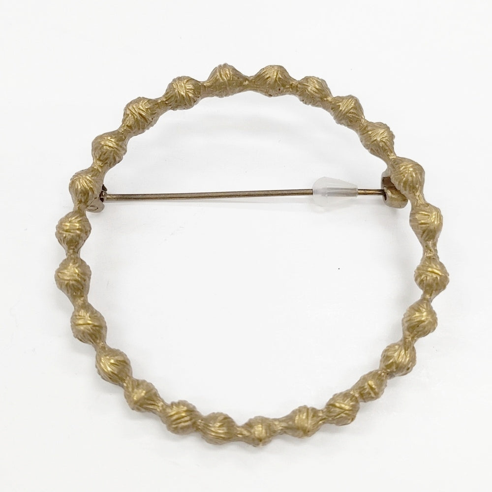 mina perhonen tambourine 真鍮 アンティークゴールド ブローチ