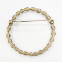 mina perhonen tambourine 真鍮 アンティークゴールド ブローチ