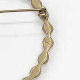 mina perhonen tambourine 真鍮 アンティークゴールド ブローチ ゴールド レディース ミナペルホネン【中古】5-1112G◎