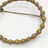 mina perhonen tambourine 真鍮 アンティークゴールド ブローチ ゴールド レディース ミナペルホネン【中古】5-1112G◎