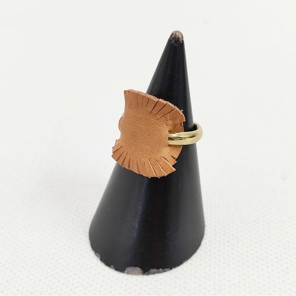 mina perhonen materiel フリーサイズ アクセサリー リング・指輪 ゴールド ベージュ レディース ミナペルホネン【中古】5-1112G◎