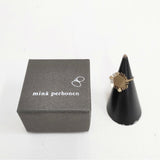 mina perhonen camomille 真鍮 サイズ4 アクセサリー リング・指輪 約4号 ゴールド レディース ミナペルホネン【中古】5-1112G◎