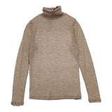 ANTIPAST ミツバチ 蜂 カシミヤ ニットソー タートルネック セーター ニット ベージュ レディース アンティパスト【中古】5-1204T∞