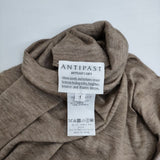 ANTIPAST ミツバチ 蜂 カシミヤ ニットソー タートルネック セーター ニット ベージュ レディース アンティパスト【中古】5-1204T∞