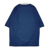 45R/45rpm でこぼこ天竺のスウェットTシャツ（インディゴ）定価26400円 サイズ4 カットソー ネイビー ユニセックス フォーティーファイブアールピーエム【中古】6-0601S∞