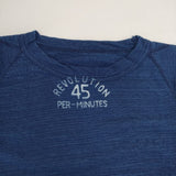 45R/45rpm でこぼこ天竺のスウェットTシャツ（インディゴ）定価26400円 サイズ4 カットソー ネイビー ユニセックス フォーティーファイブアールピーエム【中古】6-0601S∞