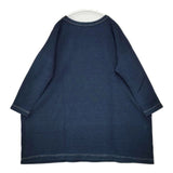 45R/45rpm インディゴダンボール裏毛DRESS 定価35200円 ワンピース ネイビー レディース フォーティーファイブアールピーエム【中古】5-1126M∞