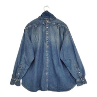 45R/45rpm 45プチデニムのリボンブラウス（重）定価51700円 シャツ 24AW ブルー レディース フォーティーファイブアールピーエム【中古】5-1011M♪