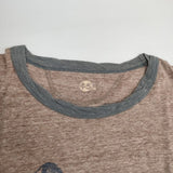45R/45rpm アヒル サイズ2 半袖Ｔシャツ カットソー ブラウン レディース フォーティーファイブアールピーエム【中古】6-0601S∞