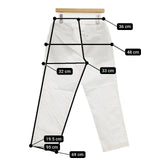 45R/45rpm 未使用品 ウェザーストレッチのイージースラックス 定価26400円 サイズ4 パンツ ホワイト レディース フォーティーファイブアールピーエム【中古】6-0202G∞