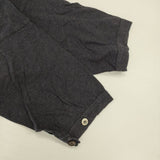 45R/45rpm 袖ボタン コットン 半袖Ｔシャツ カットソー ネイビー レディース フォーティーファイブアールピーエム【中古】6-0406S∞
