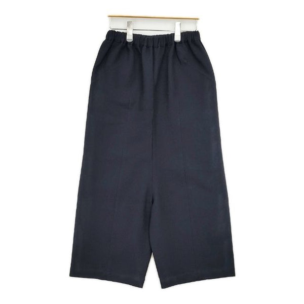 tricot COMME des GARCONS TD-P003 ウールコットン イージー サルエルパンツ AD2019 ネイビー レディース トリココムデギャルソン【中古】5-1126T∞