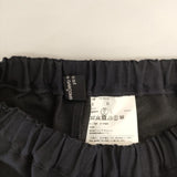 tricot COMME des GARCONS TD-P003 ウールコットン イージー サルエルパンツ AD2019 ネイビー レディース トリココムデギャルソン【中古】5-1126T∞