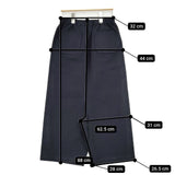 tricot COMME des GARCONS TD-P003 ウールコットン イージー サルエルパンツ AD2019 ネイビー レディース トリココムデギャルソン【中古】5-1126T∞