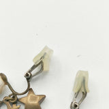 petite robe noire 星 コットンパール イヤリング オフホワイト ゴールド レディース プティローブノアー【中古】5-1130G∞